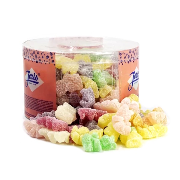 Sour Citrus Bears Flavour Soft Jellies Drops Gift Box Joris 1kg